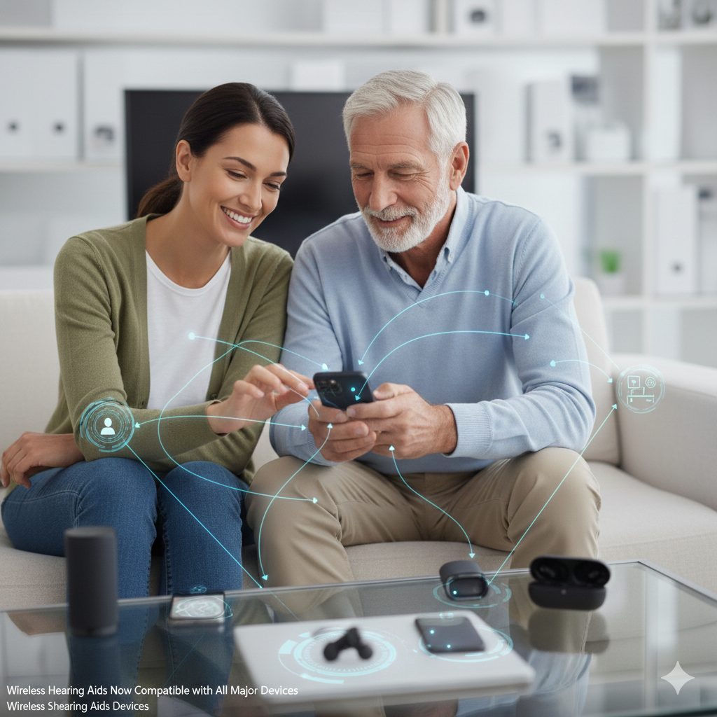 Wireless Hearing Aids Now Compatible with All Major Devices
